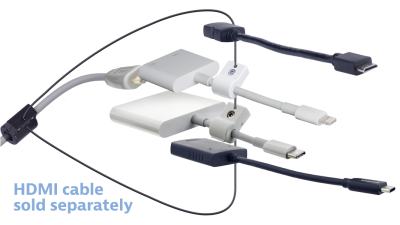 DL-AR10952 DigitaLinx Secure Adapter Ring with 4 Adapters