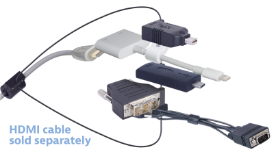 DL-AR17124 DigitaLinx Secure Adapter Ring with 5 Adapters