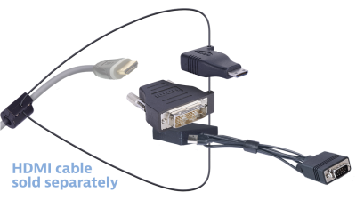 DL-AR10025 DigitaLinx Secure Adapter Ring with 3 Adapters