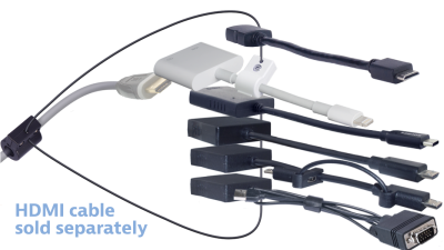 DL-AR14311 DigitaLinx Secure Adapter Ring with 6 Adapters