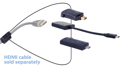 DL-AR12054 DigitaLinx Secure Adapter Ring with 3 Adapters