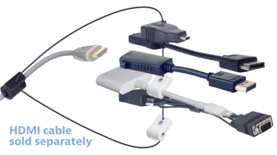 DL-AR15707 DigitaLinx Secure Adapter Ring with 5 Adapters