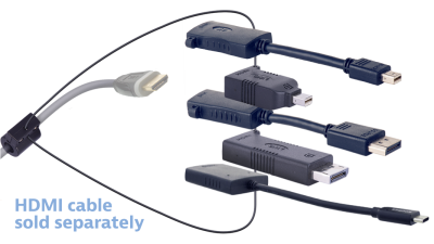 DL-AR14627 DigitaLinx Secure Adapter Ring with 5 Adapters