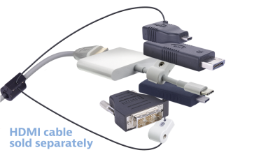 DL-AR17333 DigitaLinx Secure Adapter Ring with 5 Adapters