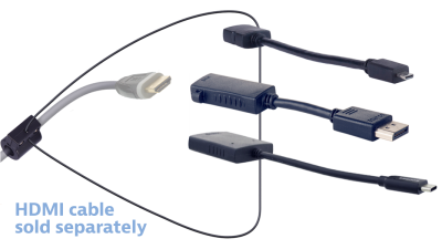 DL-AR15050 DigitaLinx Secure Adapter Ring with 3 Adapters