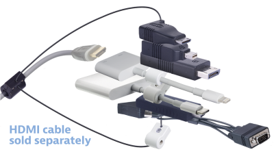 DL-AR14036 DigitaLinx Secure Adapter Ring with 7 Adapters