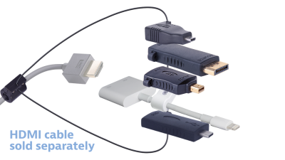 DL-AR9077 DigitaLinx Secure Adapter Ring with 5 Adapters