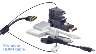 DL-AR7309-P06 DigitaLinx Secure Adapter Ring with 8 Adapters