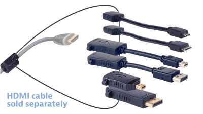 DL-AR9222 DigitaLinx Secure Adapter Ring with 6 Adapters