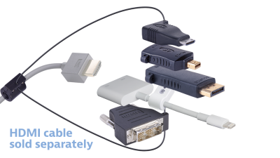 DL-AR9086 DigitaLinx Secure Adapter Ring with 5 Adapters