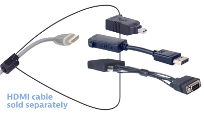 DL-AR17483 DigitaLinx Secure Adapter Ring with 3 Adapters