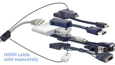 DL-AR11239 DigitaLinx Secure Adapter Ring with 7 Adapters