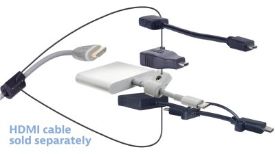 DL-AR10886 DigitaLinx Secure Adapter Ring with 4 Adapters