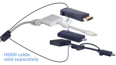 DL-AR13042 DigitaLinx Secure Adapter Ring with 4 Adapters