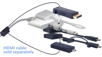 DL-AR9344 DigitaLinx Secure Adapter Ring with 6 Adapters