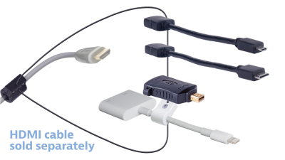 DL-AR13289 DigitaLinx Secure Adapter Ring with 4 Adapters