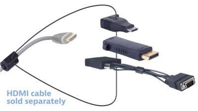 DL-AR12702 DigitaLinx Secure Adapter Ring with 3 Adapters