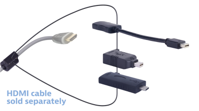 DL-AR9891 DigitaLinx Secure Adapter Ring with 3 Adapters