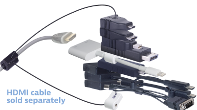 DL-AR11091 DigitaLinx Secure Adapter Ring with 9 Adapters