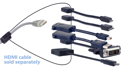 DL-AR13854 DigitaLinx Secure Adapter Ring with 6 Adapters