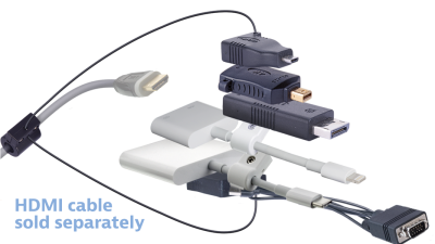 DL-AR14155 DigitaLinx Secure Adapter Ring with 6 Adapters