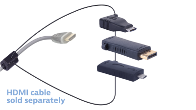 DL-AR11242 DigitaLinx Secure Adapter Ring with 3 Adapters