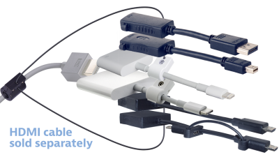 DL-AR9097 DigitaLinx Secure Adapter Ring with 6 Adapters