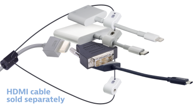 DL-AR3742 DigitaLinx Secure Adapter Ring with 4 Adapters