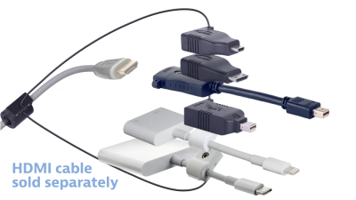 DL-AR11297 DigitaLinx Secure Adapter Ring with 6 Adapters