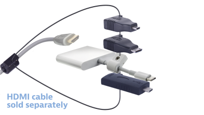 DL-AR11006 DigitaLinx Secure Adapter Ring with 4 Adapters