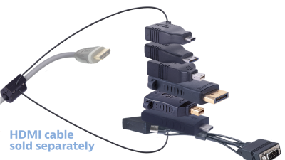 DL-AR9767 DigitaLinx Secure Adapter Ring with 7 Adapters