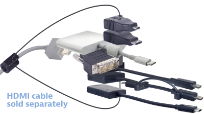 DL-AR3468 DigitaLinx Secure Adapter Ring with 7 Adapters