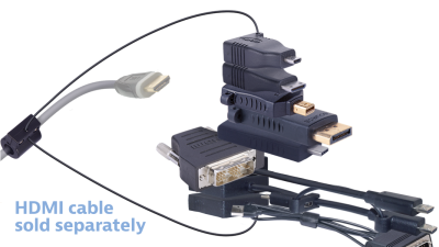 DL-AR13086 DigitaLinx Secure Adapter Ring with 9 Adapters