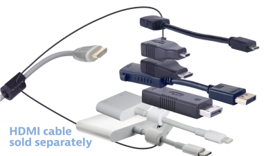 DL-AR10781 DigitaLinx Secure Adapter Ring with 7 Adapters