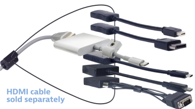 DL-AR13406 DigitaLinx Secure Adapter Ring with 6 Adapters