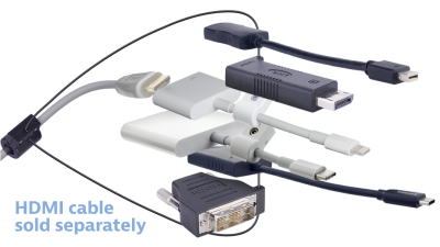 DL-AR17023 DigitaLinx Secure Adapter Ring with 6 Adapters