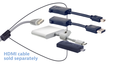 DL-AR16119 DigitaLinx Secure Adapter Ring with 3 Adapters