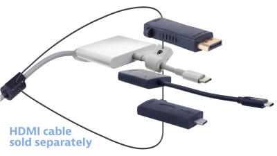 DL-AR12943 DigitaLinx Secure Adapter Ring with 4 Adapters