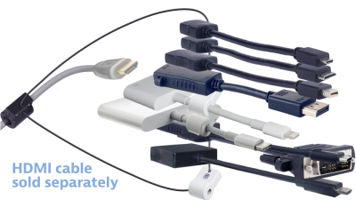 DL-AR13130 DigitaLinx Secure Adapter Ring with 9 Adapters