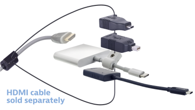 DL-AR14350 DigitaLinx Secure Adapter Ring with 4 Adapters