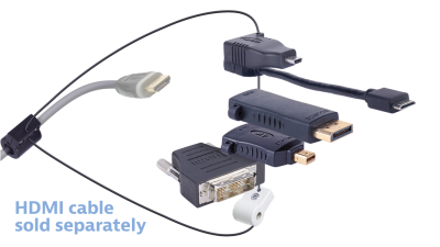 DL-AR9552 DigitaLinx Secure Adapter Ring with 5 Adapters