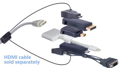 DL-AR9945 DigitaLinx Secure Adapter Ring with 6 Adapters