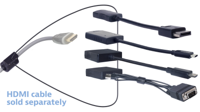 DL-AR17258 DigitaLinx Secure Adapter Ring with 4 Adapters