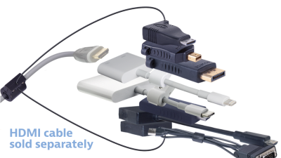 DL-AR16199 DigitaLinx Secure Adapter Ring with 7 Adapters