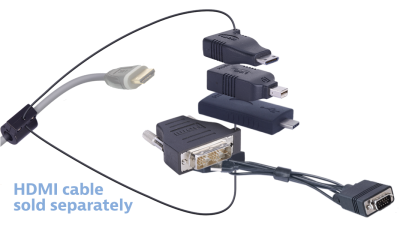 DL-AR16454 DigitaLinx Secure Adapter Ring with 5 Adapters