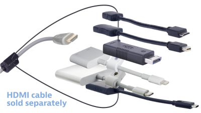 DL-AR16021 DigitaLinx Secure Adapter Ring with 6 Adapters