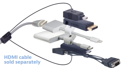 DL-AR11742 DigitaLinx Secure Adapter Ring with 6 Adapters