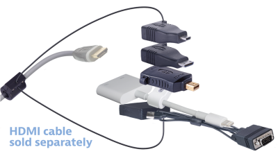 DL-AR12634 DigitaLinx Secure Adapter Ring with 5 Adapters