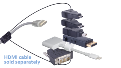 DL-AR15729 DigitaLinx Secure Adapter Ring with 6 Adapters