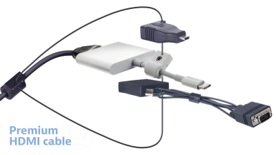 DL-AR13837-P10 DigitaLinx Secure Adapter Ring with 3 Adapters